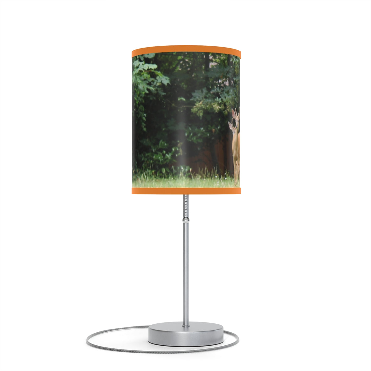 Nature Scene with Deer Print Decor Stylish Lamp product