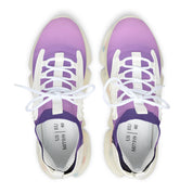 Comfortable Lavender and White Athletic Footwear