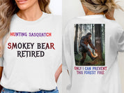 Hunting Sasquatch Smokey Bear Retired T-shirt product