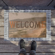 Welcome Design Doormat for a Cozy Entryway