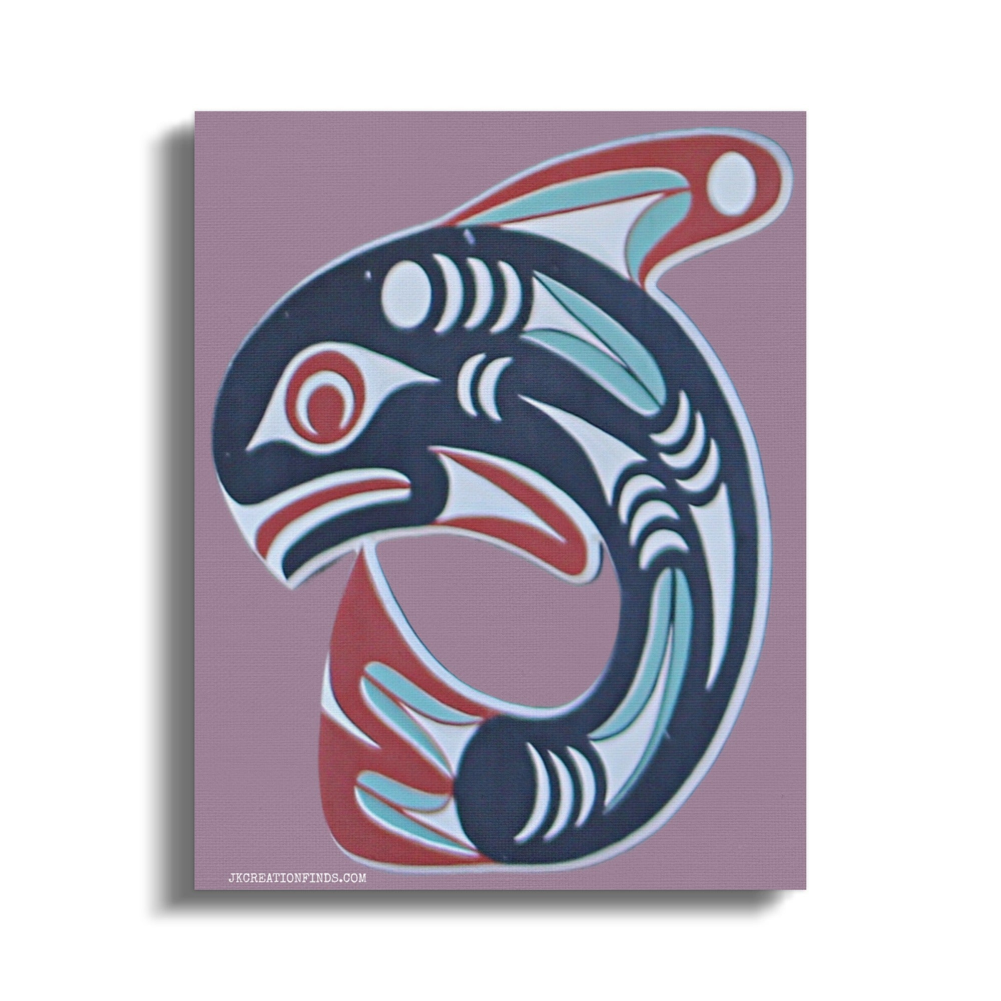 Vibrant Whale Art Design Canvas Wall Decor product type