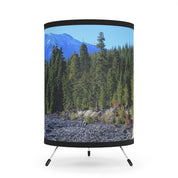 Scenic Forest and Mountain Print Lamp Shade