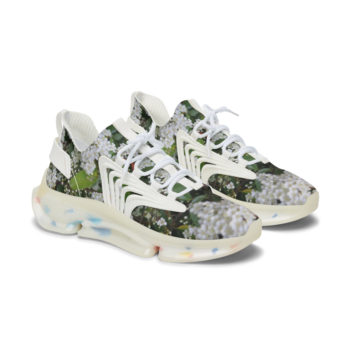 Colorful Floral Pattern Lightweight Sneakers