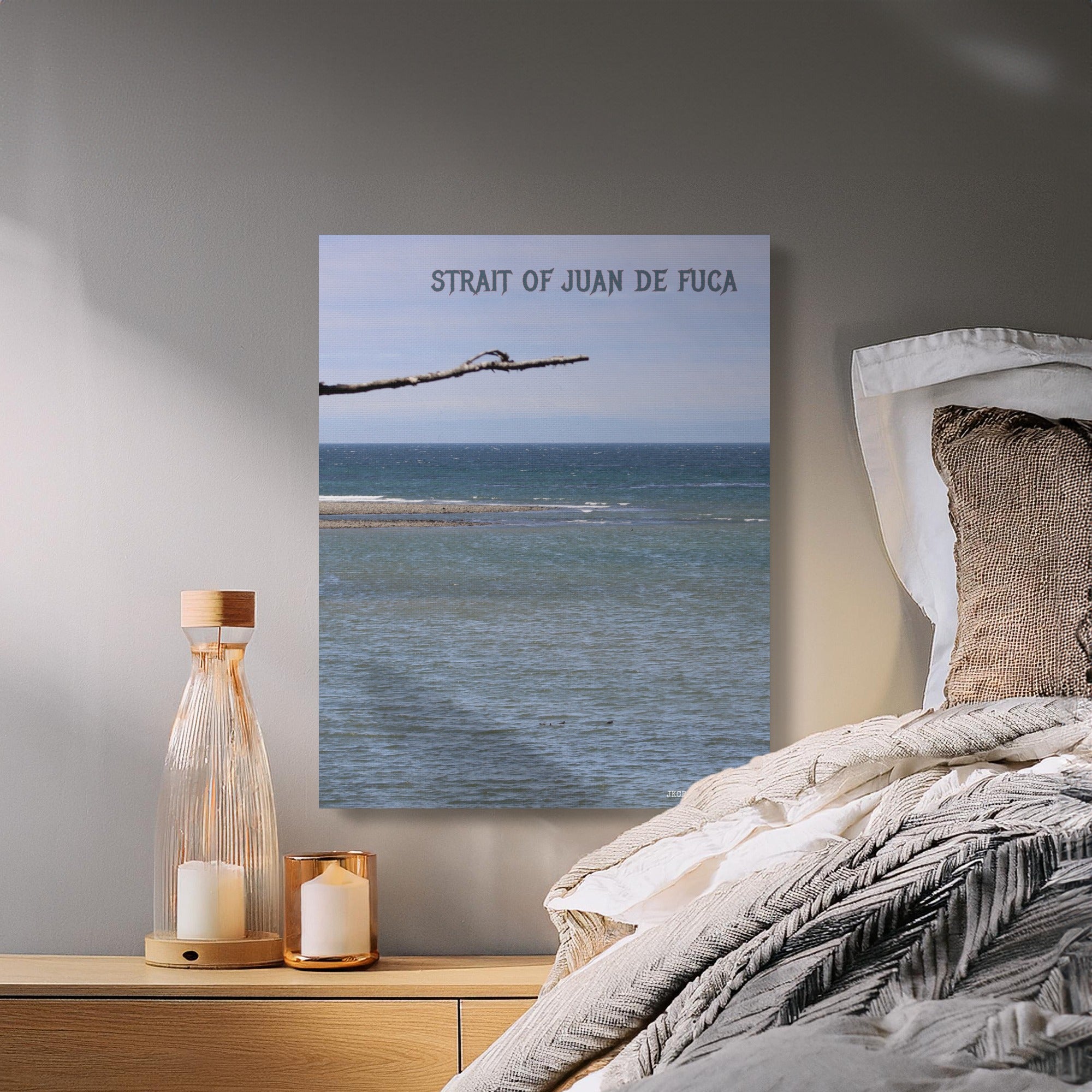 Strait of Juan de Fuca Beach Scene Wall Art Product