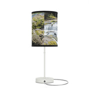 Scenic Waterfall and Forest Print Lamp product
