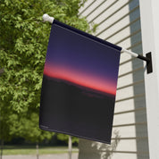 Stunning Sunset Print on Hanging Garden Flag