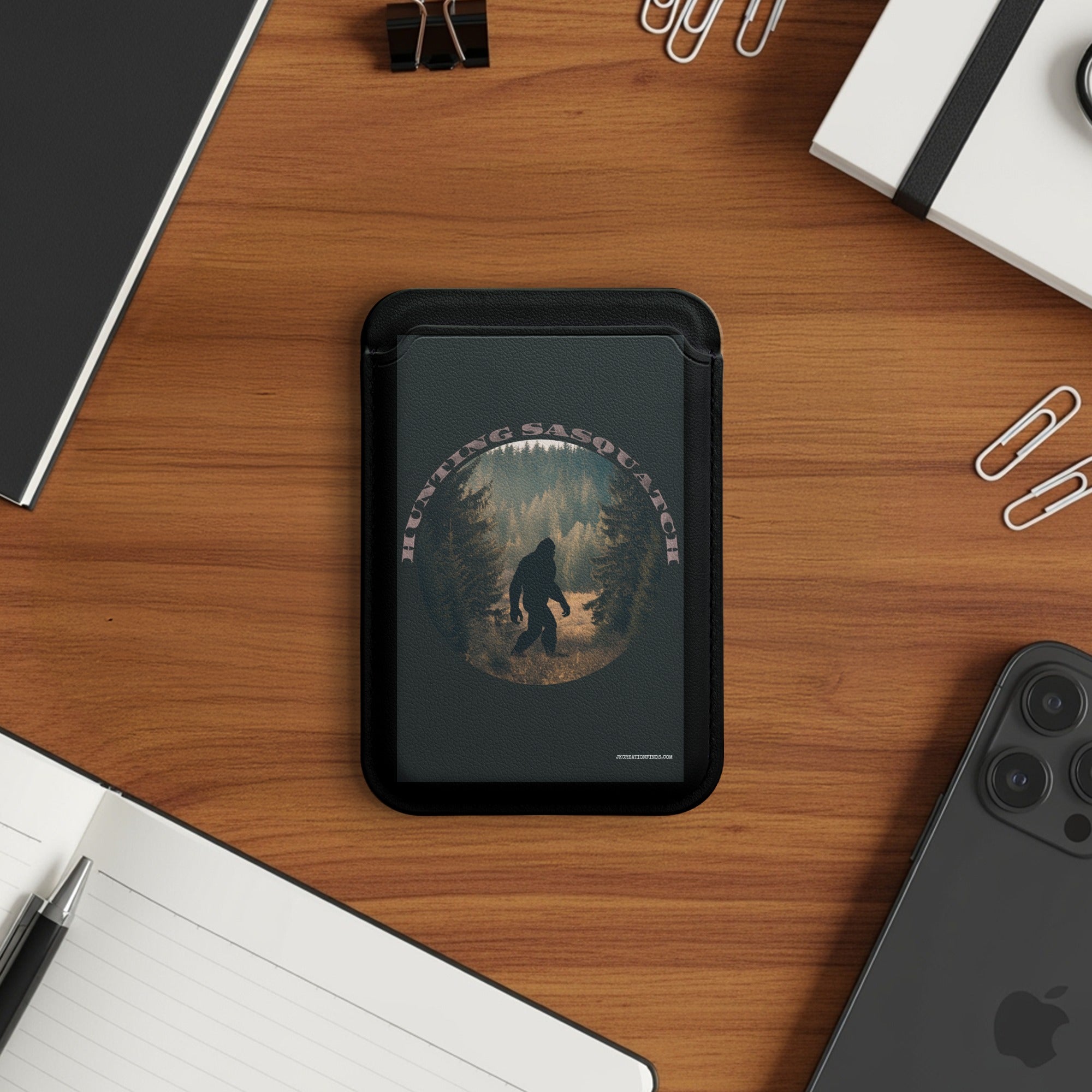 Hunting Sasquatch Illustrated Smartphone Wallet product