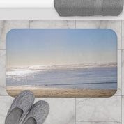 Beautiful Ocean Waves and Sandy Beach Mat