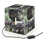 Raccoon Forest Tree Trunk Cube Lamp product type