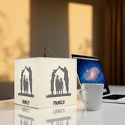 Family Silhouette Design Square Illuminated Box product type