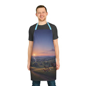 Stunning Sunset with Wildlife Scene Apron