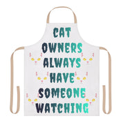 Cat Owners Always Have Someone Watching Apron