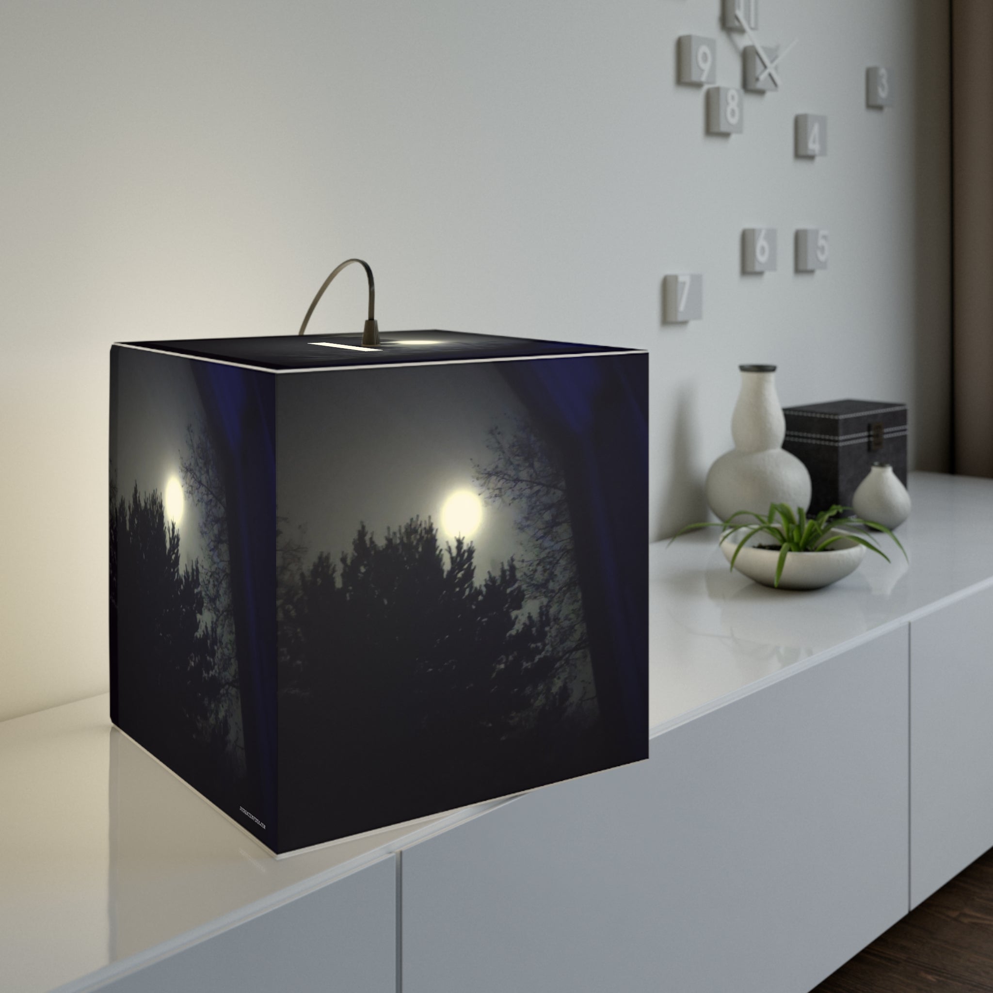 Moonlit Forest Bright Moon Silhouettes Product Type