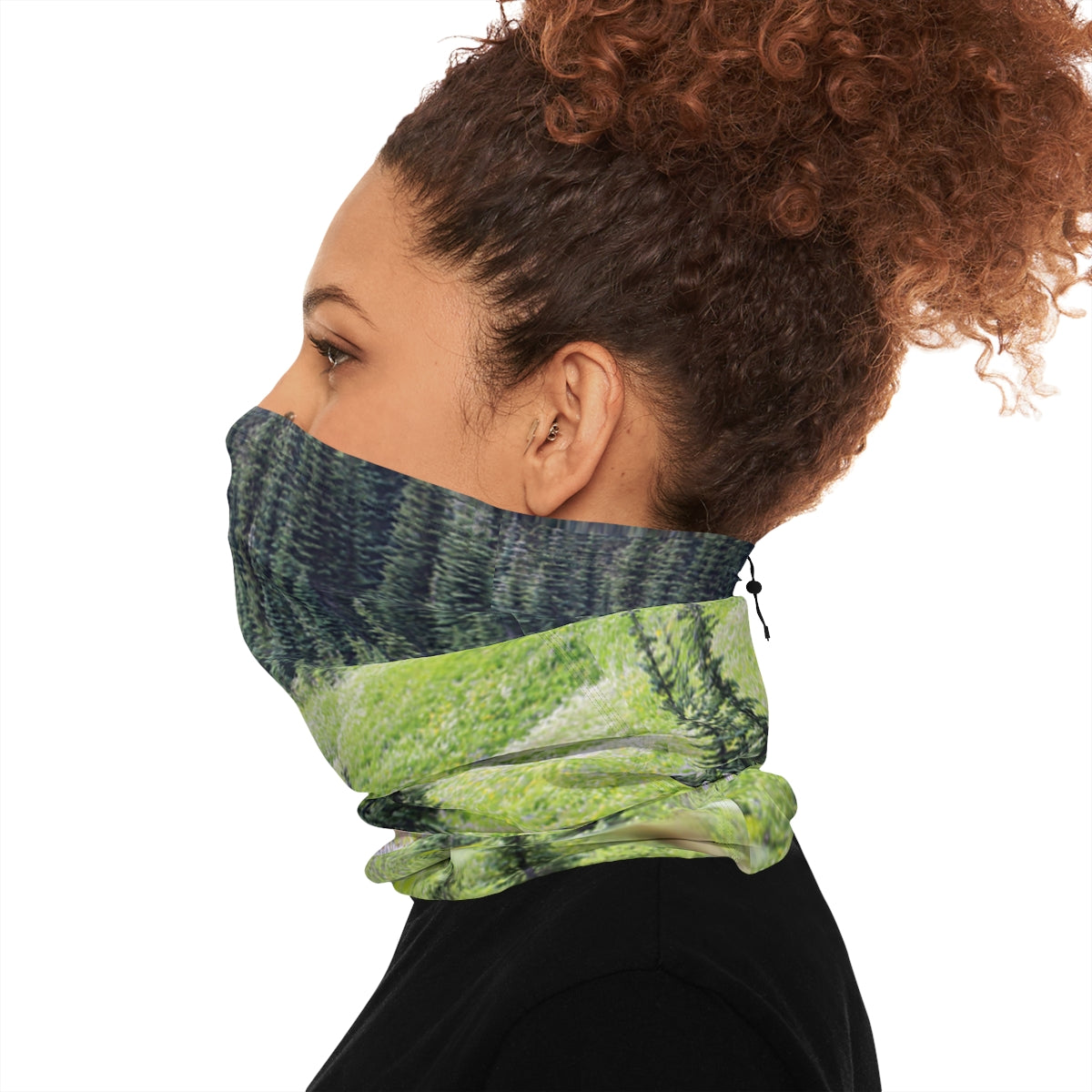Forest-Themed Multi-Use Neck Gaiter and Face Covering