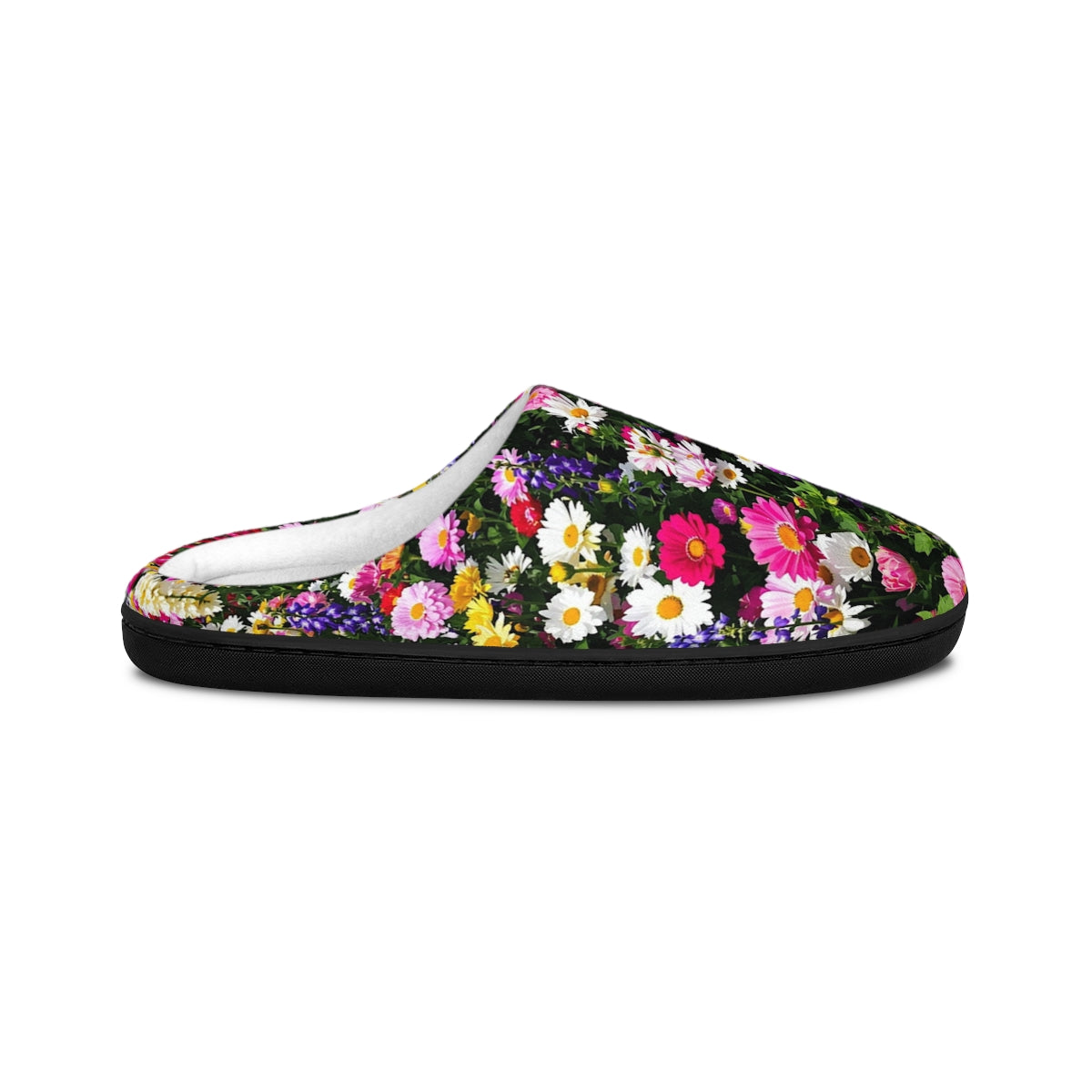 Colorful Floral Print Cozy Indoor Slippers