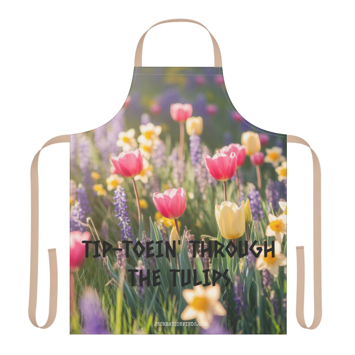 Tip Toe In Through The Tulips Apron for Gardening