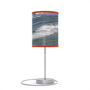 Ocean Wave Design Cylindrical Table Lamp Product