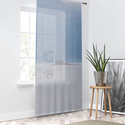 Scenic View Through Window Sheer Curtain