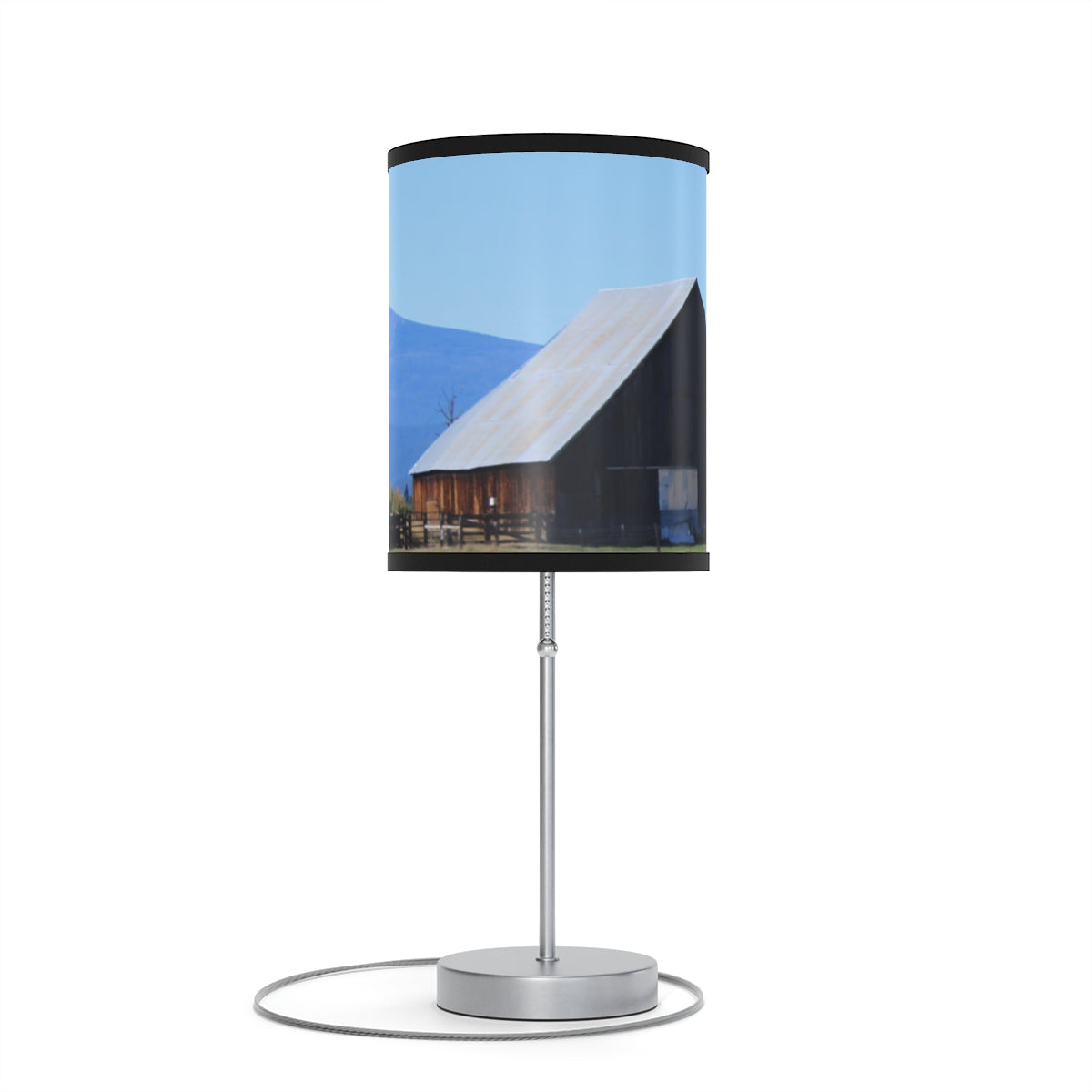 Rustic Barn Scene Custom Table Lamp Product
