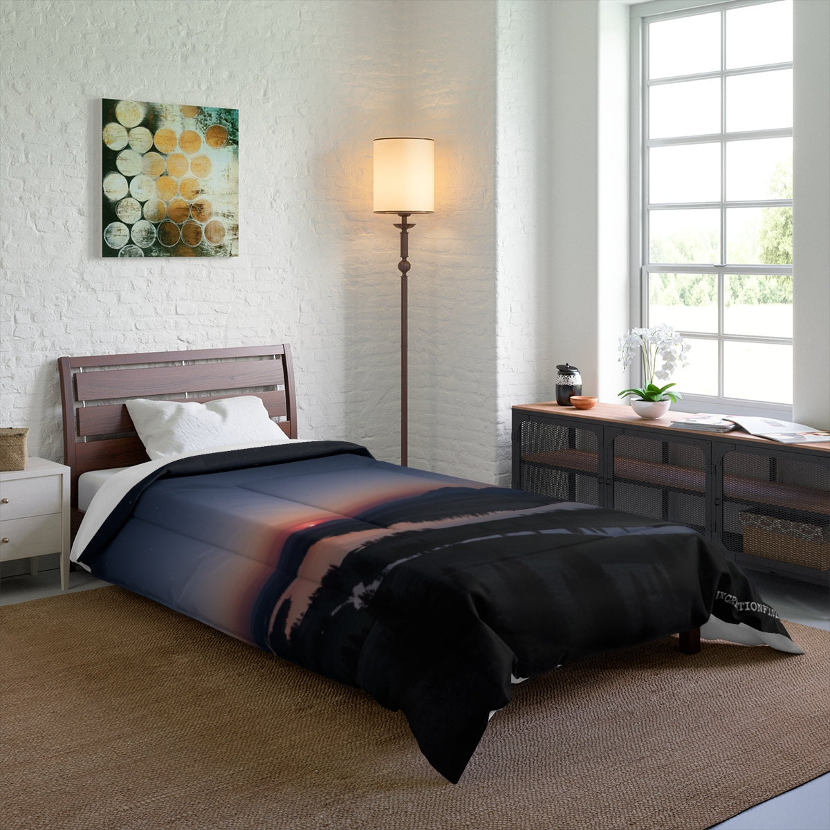 Beautiful Night Sky Single Size Bed Cover Set