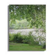 Scenic Landscape of a Peaceful River Canvas product