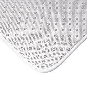 Intricate Flower Pattern Design on Bath Mat Product