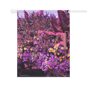 Beautiful Floral Display on Rustic Cart Wall Art Decor
