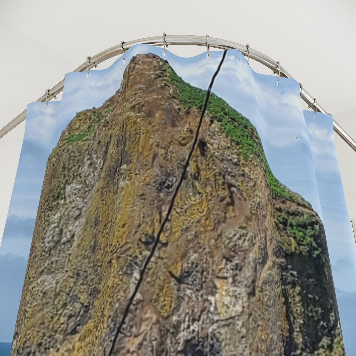 Majestic Mountain Landscape Scenic Shower Curtain