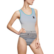 Beach Scene One Piece Women's Swimsuit Summer Wear