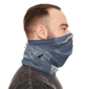 Ocean Wave Design Versatile Neck Gaiter Accessory