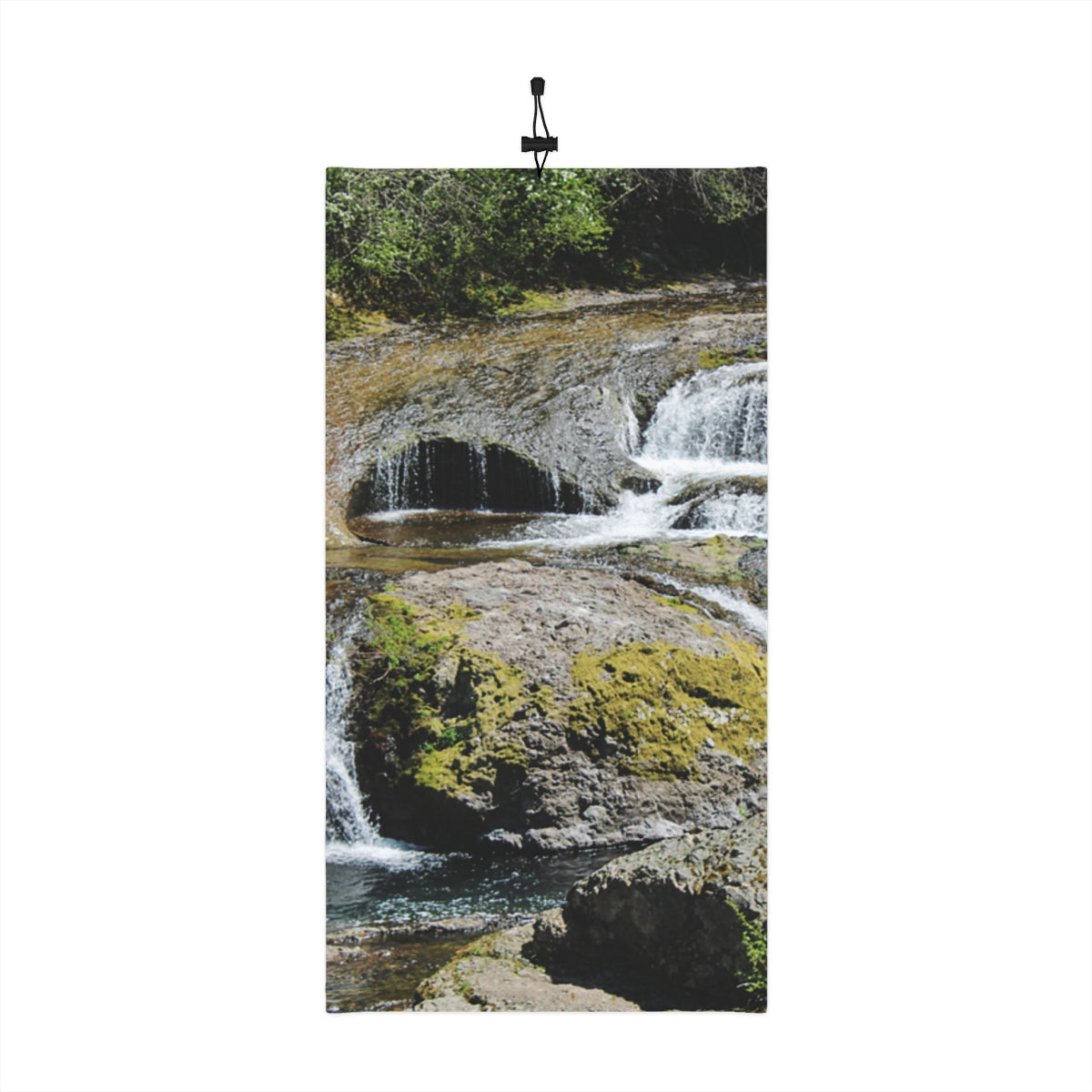 Flowing Waterfall Scene Towel for Your Bathroom Decor