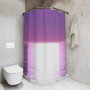 Stunning Purple and White Ombre Shower Curtain