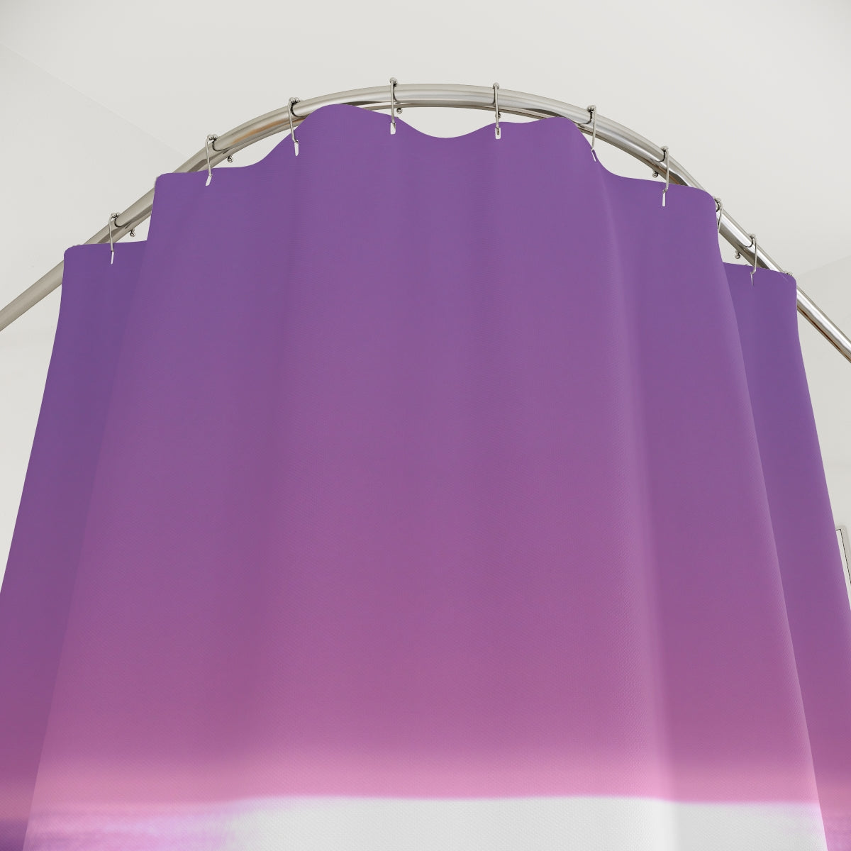 Vibrant Purple Ombre Shower Curtain For Modern Bathrooms