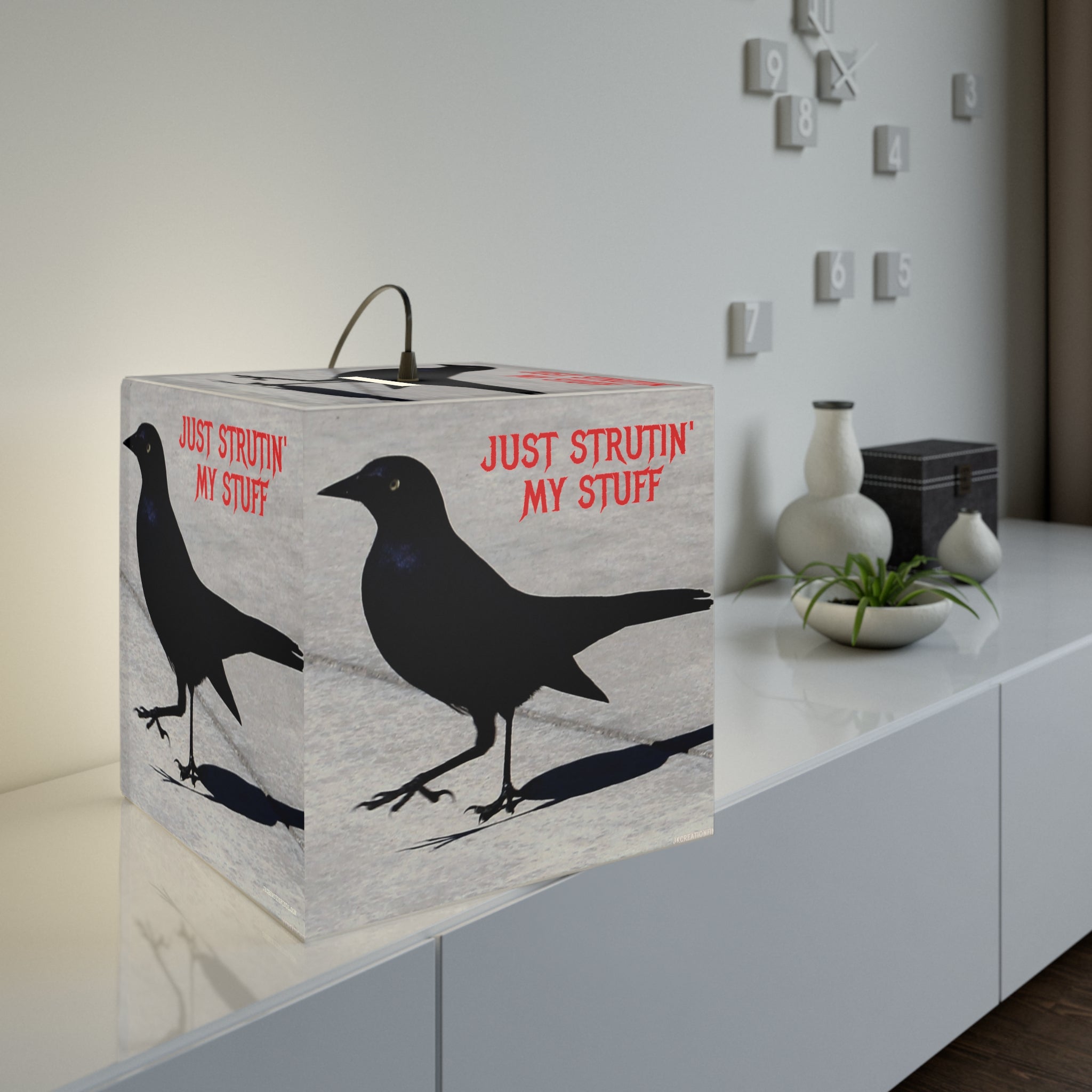 JUST STRUTIN' MY STUFF bird cube lamp product type
