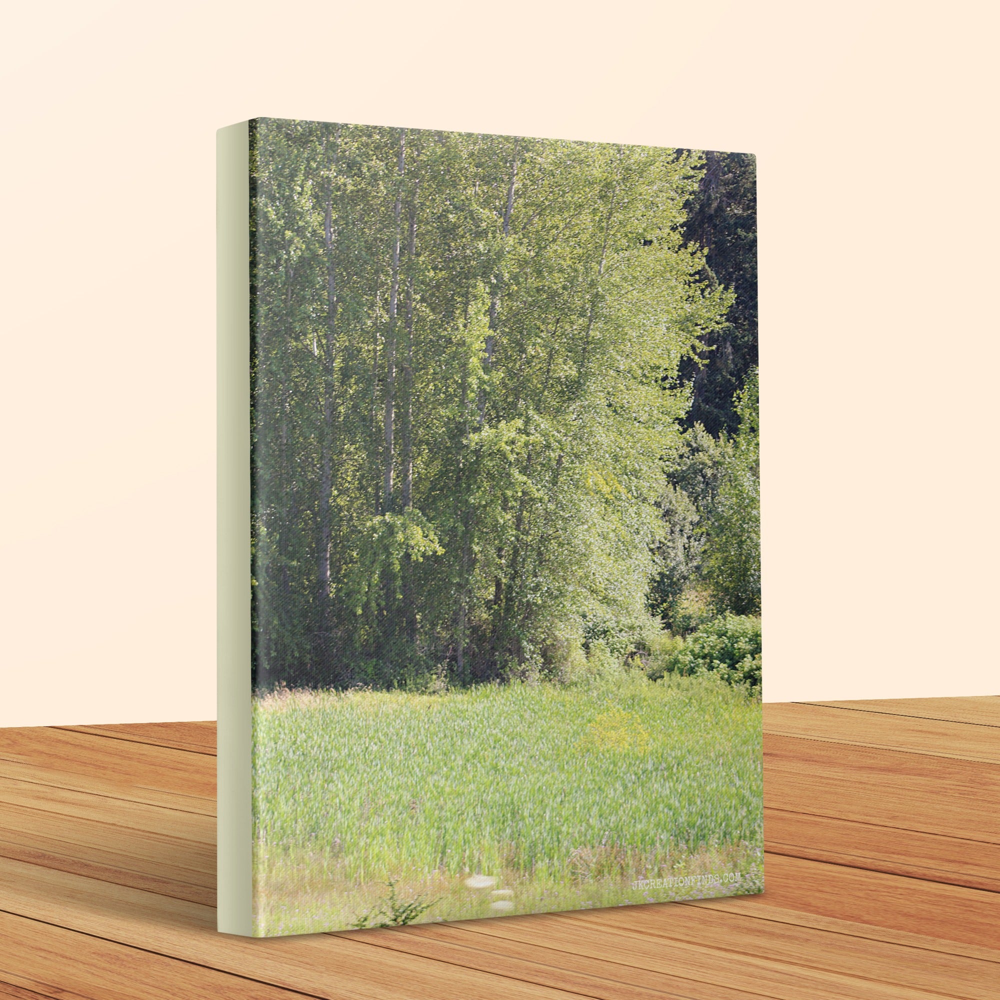 Beautiful Green Landscape Wall Art Canvas product type