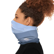 Stylish Blue and White Sky Design Neck Gaiter Accessory