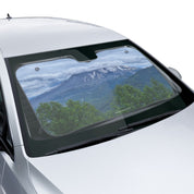 Scenic Mountain View Car Windshield Sun Shade Accessory