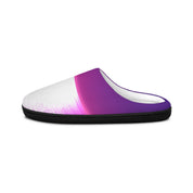 Stylish Gradient Purple and White Slip-On Footwear