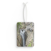 Majestic Waterfall in Rocky Cliff Scenery Air Freshener