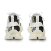 Stylish breathable lace-up textured sneakers