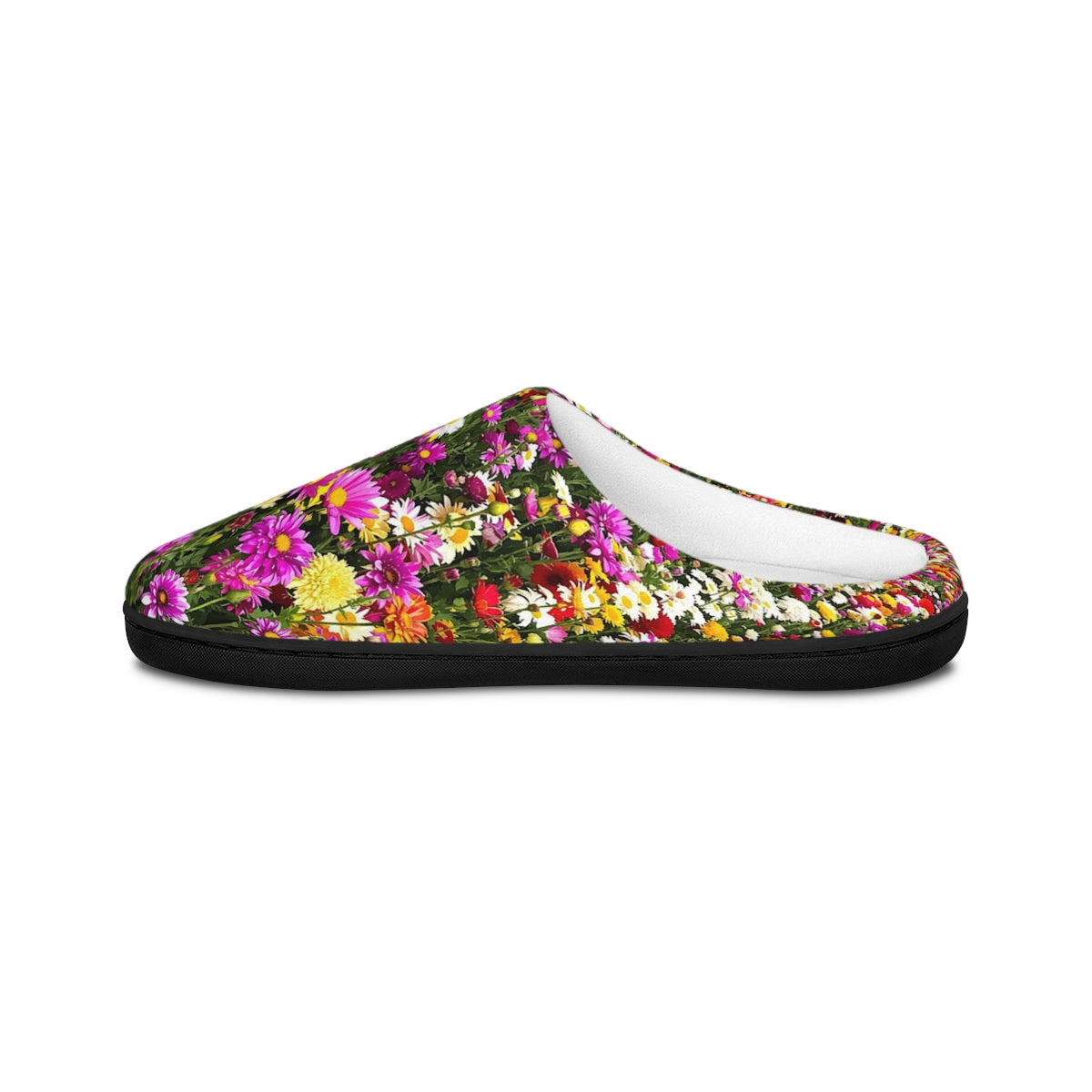 Vibrant Floral Pattern Slip-On Comfortable Slippers