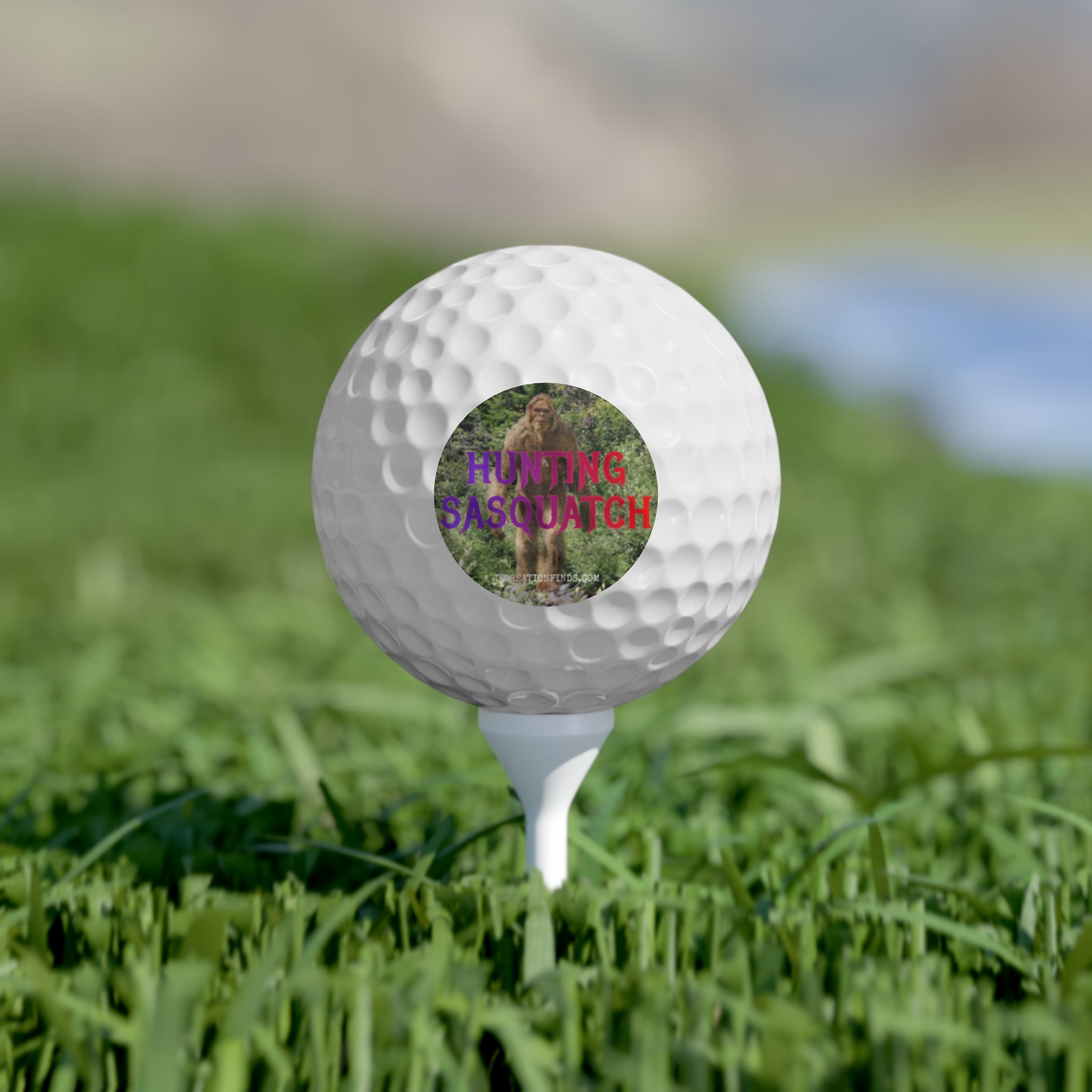 Hunting Sasquatch Golf Ball Sports Product
