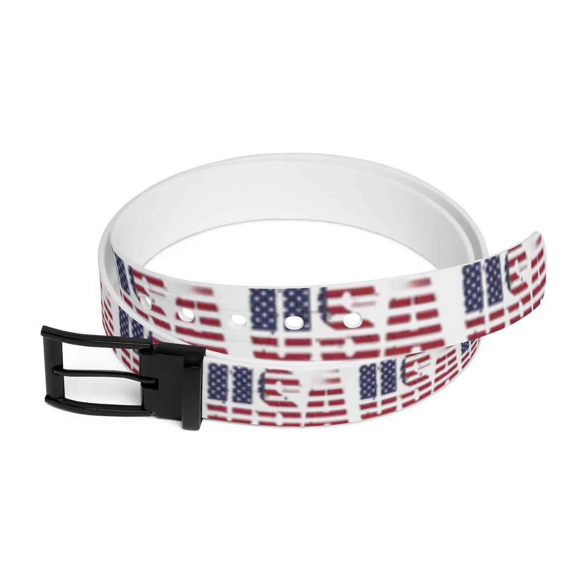 USA Flag Design Adjustable Waist Belt Accessory