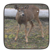 Young Deer in Forest Scene Car Sunshade Accessory