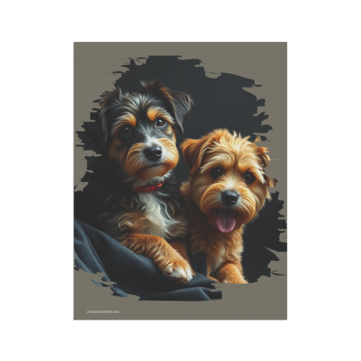Adorable Dogs Photo Print for Pet Lovers Poster