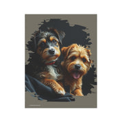Adorable Dogs Photo Print for Pet Lovers Poster