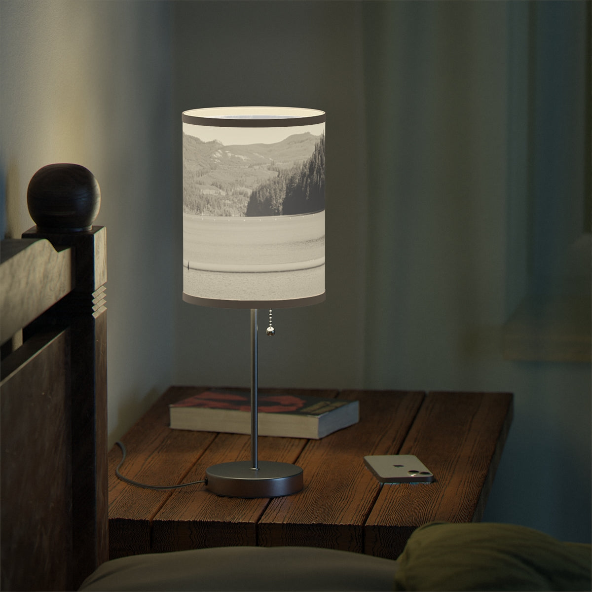 Scenic Landscape Bedside Table Lamp