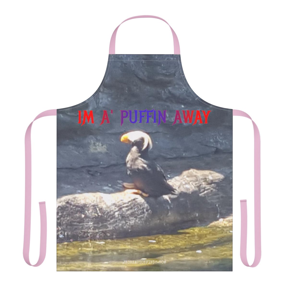 IM A' PUFFIN AWAY Novelty Apron for Kitchen Activities