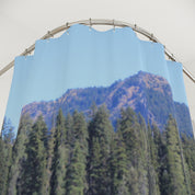 Majestic Mountain Forest Scenic Shower Curtain