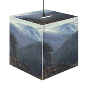 Mountain Valley Snowy Peaks Evergreen Trees product type